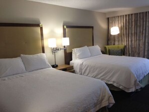 Room, 2 Queen Beds | Premium bedding, pillow-top beds, in-room safe, individually decorated - Hampton Inn Tampa/Rocky Point-Airport (Tampa)