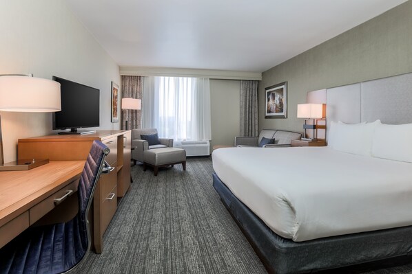 In-room safe, desk, iron/ironing board, free cribs/infant beds