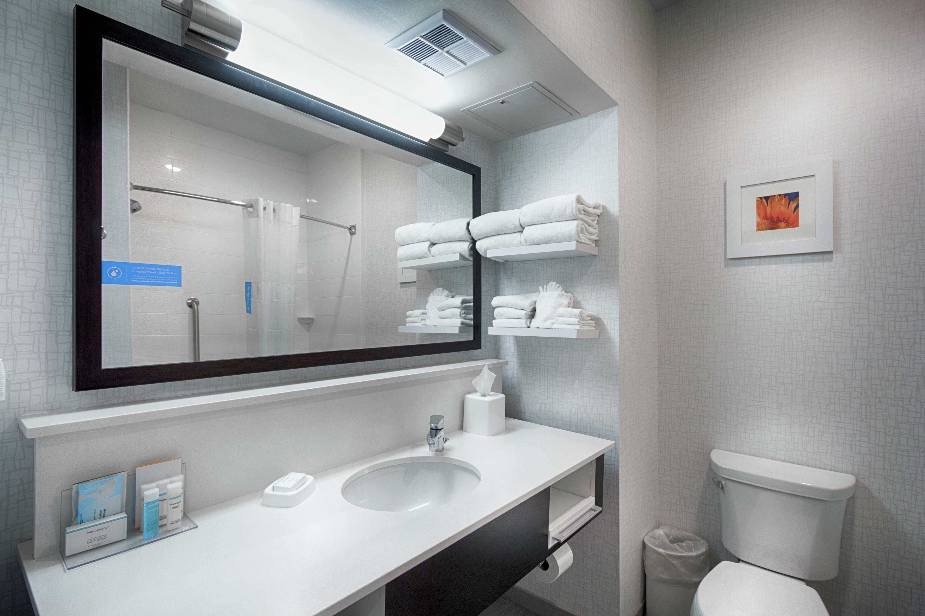 room, 2 queen beds, bathtub | bathroom | hair dryer, towels