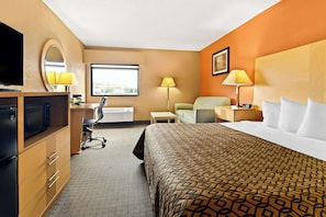 Standard Room, 1 King Bed, Accessible, Bathtub | Pillowtop beds, desk, blackout drapes, iron/ironing board