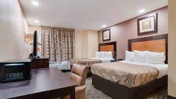 Desk, iron/ironing board, cribs/infant beds, rollaway beds