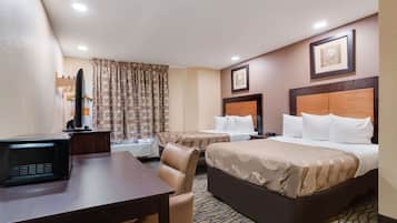 Desk, iron/ironing board, cots/infant beds, rollaway beds