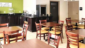 Free daily on-the-go breakfast