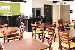 Free daily on-the-go breakfast