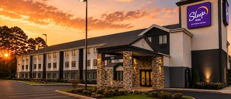 Front of property - evening/night