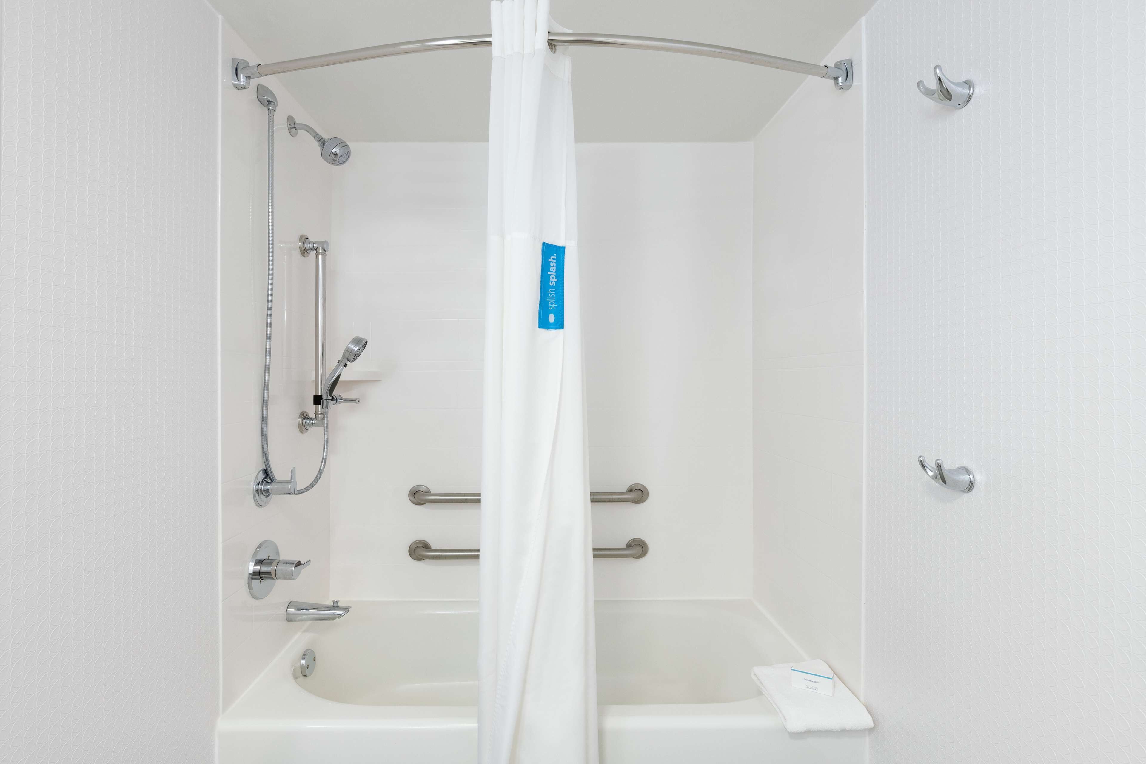 free toiletries, hair dryer, towels, soap