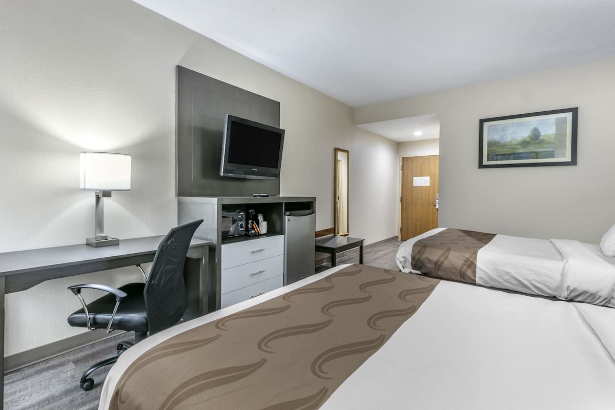 In-room safe, desk, iron/ironing board, WiFi (free)
