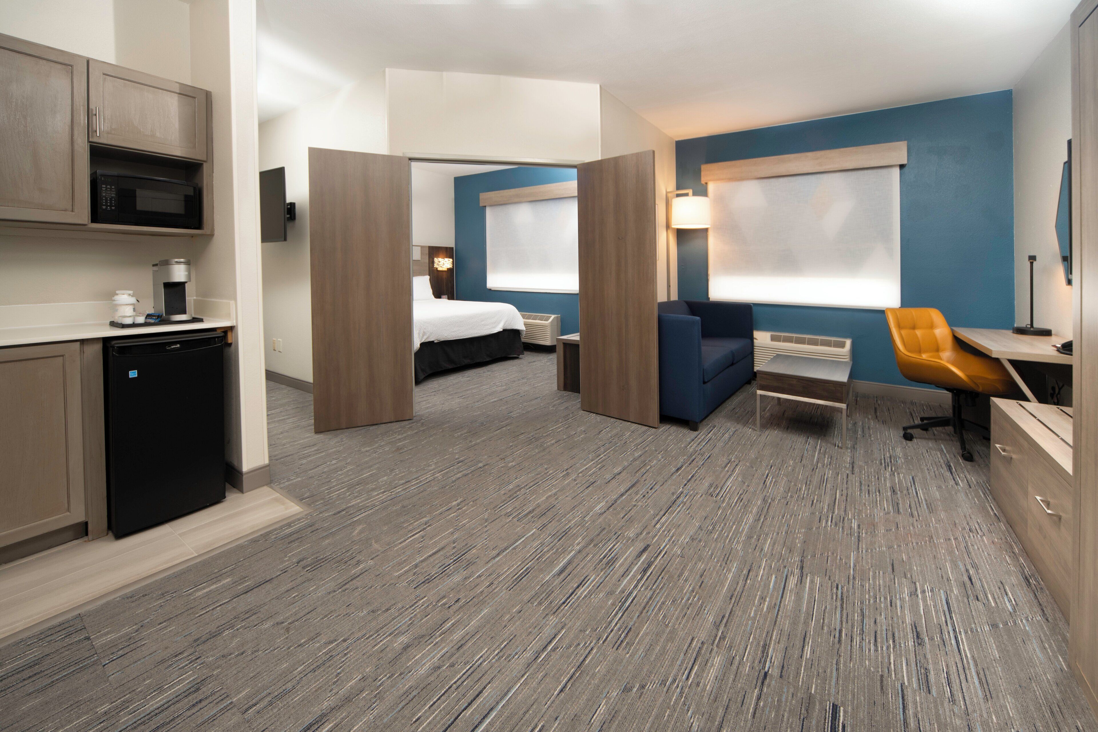 In-room safe, desk, iron/ironing board, free cribs/infant beds