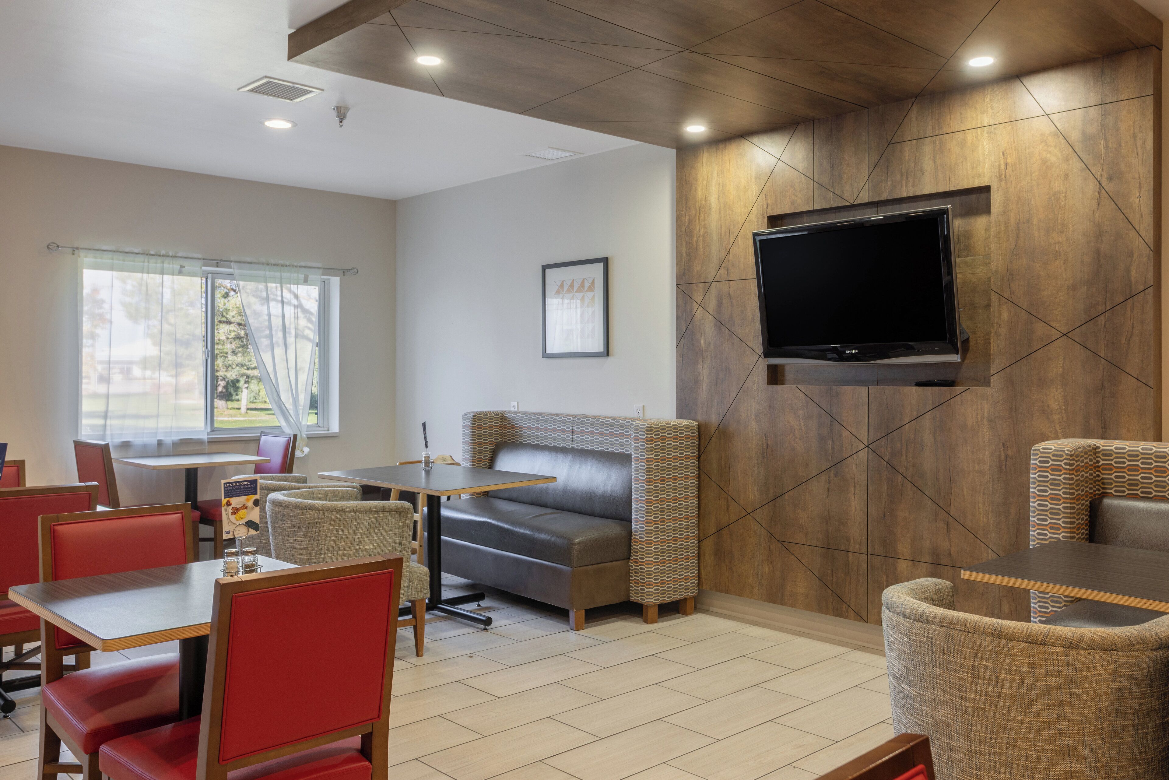 Free buffet breakfast