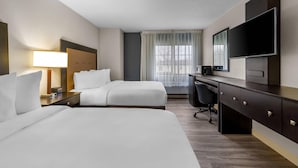 Standard Room, 2 Queen Beds, Non Smoking | Pillow-top beds, desk, iron/ironing board, free cots/infant beds -  Quality Inn Brewerton - Syracuse Oneida Lake Area (Brewerton)