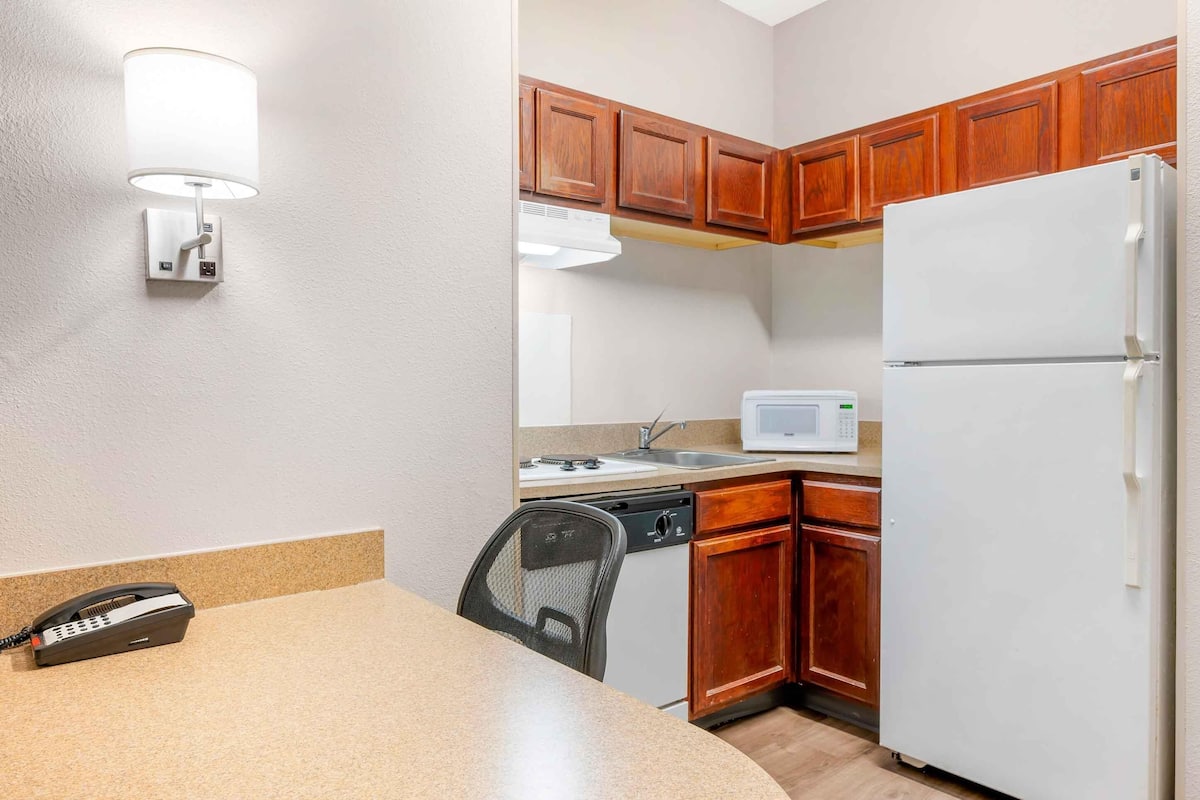 studio, 2 double beds, non smoking | private kitchen | fridge, microwave, stovetop, dishwasher