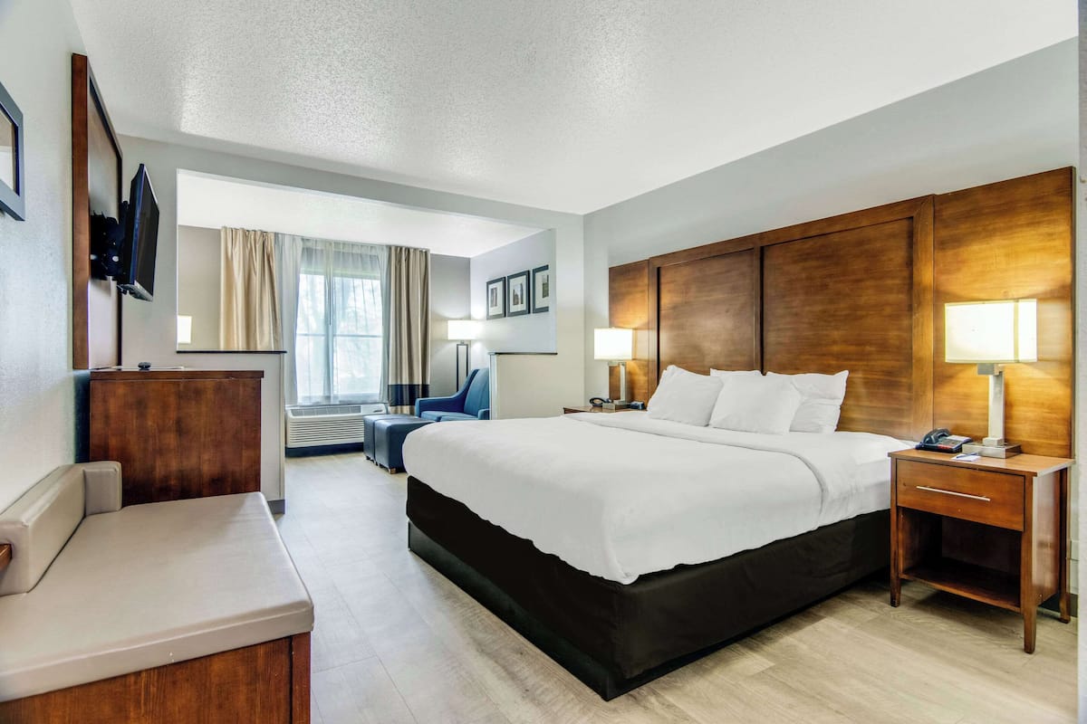 Premium bedding, in-room safe, individually decorated
