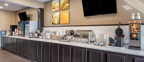 Free buffet breakfast
