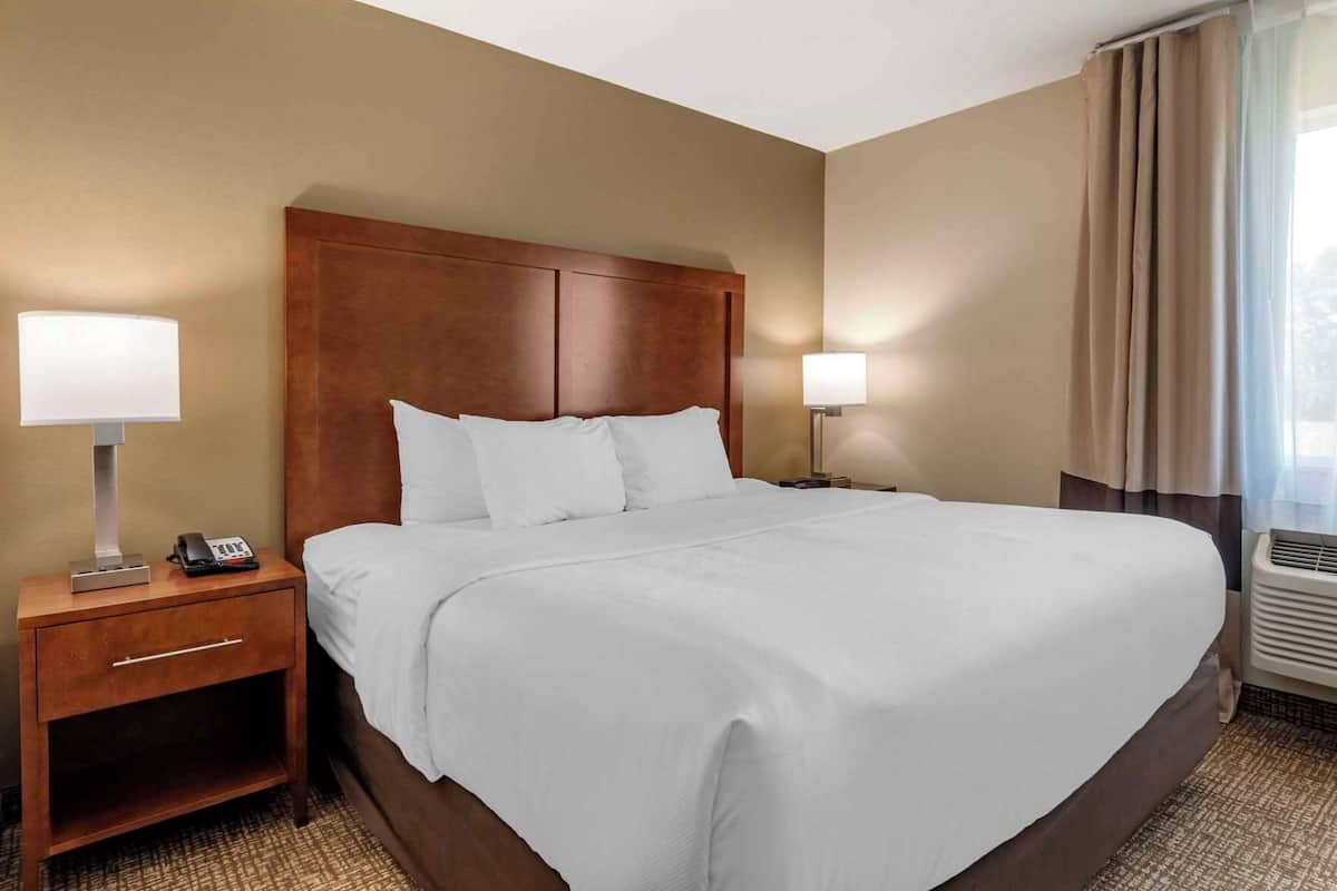 In-room safe, desk, blackout curtains, iron/ironing board