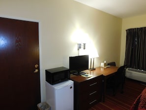 Room, 1 King Bed, Smoking | Desk, iron/ironing board, free cribs/infant beds, rollaway beds