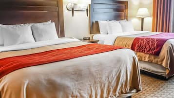 Suite, 2 Queen Beds, Non Smoking | In-room safe, desk, iron/ironing board, free WiFi