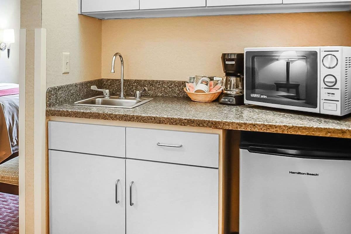 suite, 1 king bed, non smoking | in-room safe, iron/ironing board, free wifi, alarm clocks