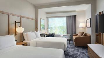 Standard Room, Multiple Beds, Non Smoking | Desk, iron/ironing board, free WiFi, bed sheets