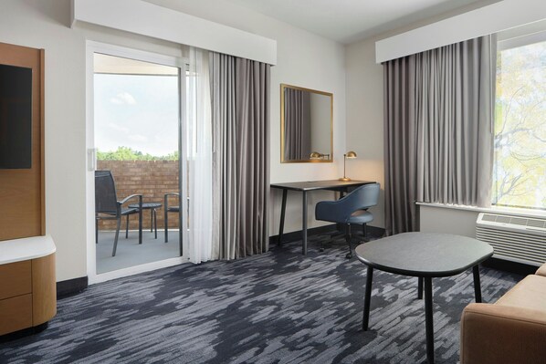 Room, 1 King Bed with Sofa bed, Balcony | Desk, iron/ironing board, free WiFi, bed sheets