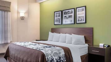 Standaard kamer, 1 kingsize bed, niet-roken | Een bureau, een strijkplank/strijkijzer, gratis babybedden, extra bedden