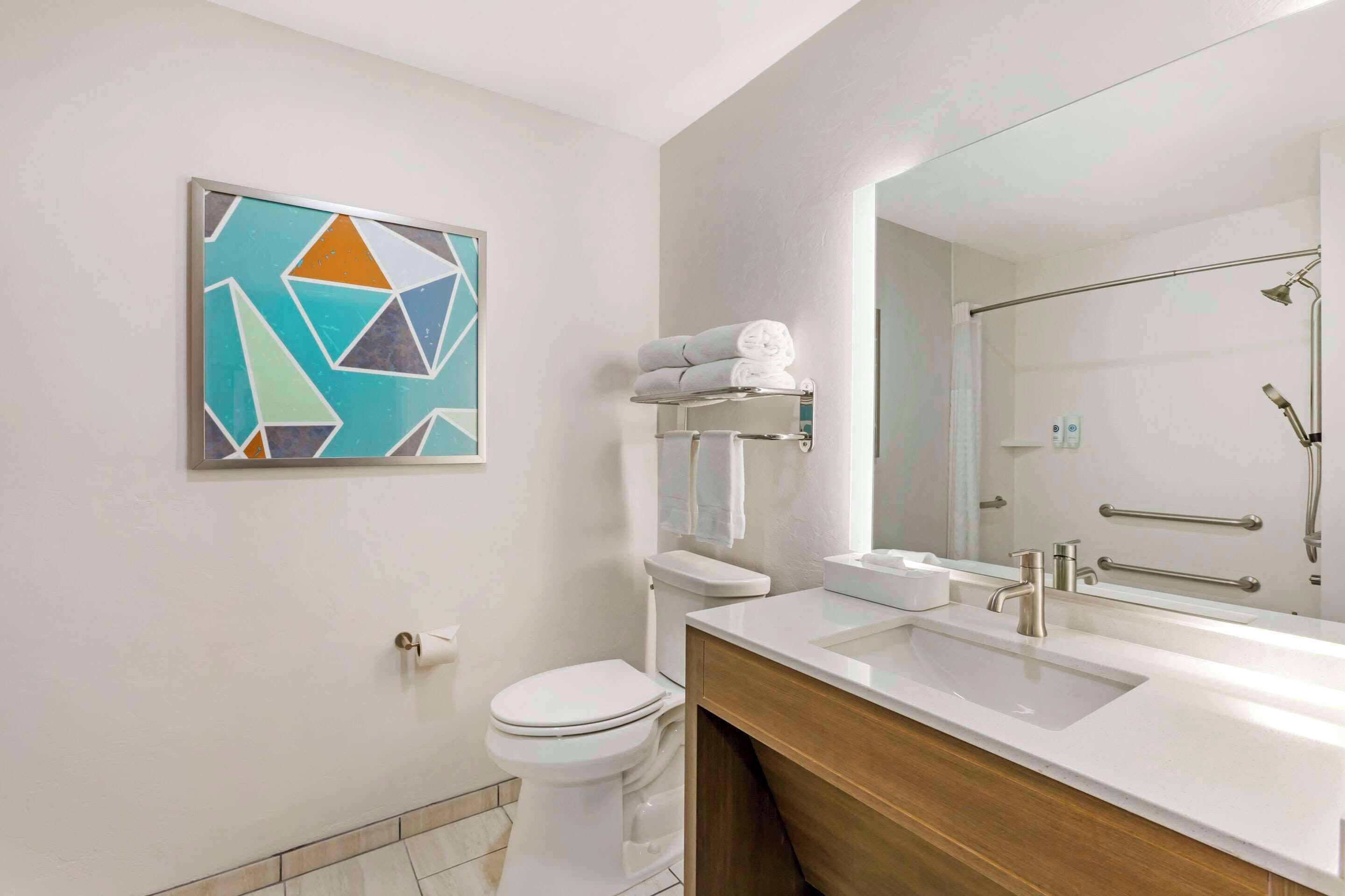 suite, 1 king bed, accessible, non smoking | premium bedding, desk, laptop workspace, blackout curtains