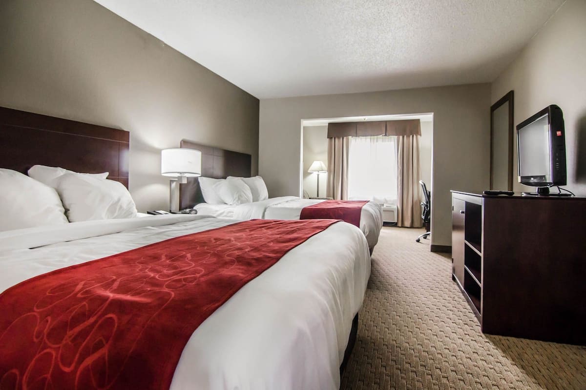 Suite, 2 Queen Beds, Non Smoking | Premium bedding, in-room safe, desk, iron/ironing board