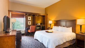 In-room safe, blackout curtains, iron/ironing board