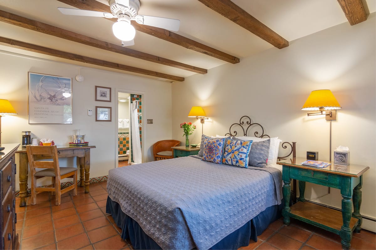 Double Room, 1 Queen Bed (Not Pet Friendly) | Desk, iron/ironing board, wheelchair access