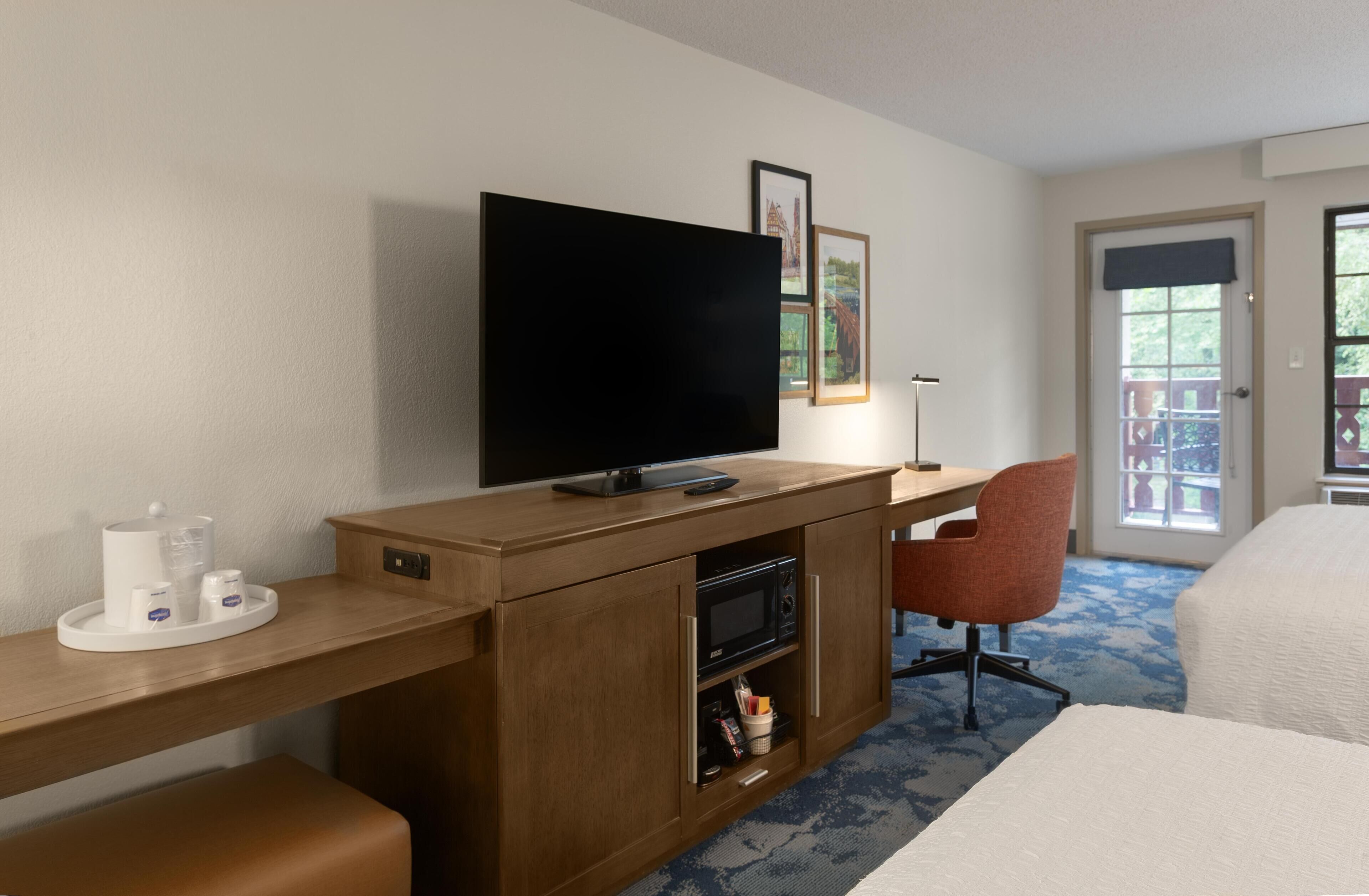 Two Queen Standard Room Riverview | Desk, iron/ironing board, free cribs/infant beds, free WiFi
