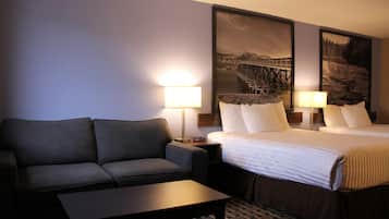 Studio suite, 2 queensize bedden, niet-roken | Een bureau, gratis babybedden, gratis wifi, beddengoed