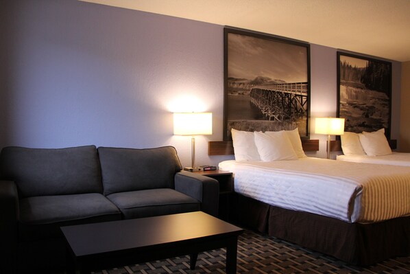 Suite estudio, 2 camas Queen size, para no fumadores | Escritorio, cunas gratuitas, wifi gratis y ropa de cama 