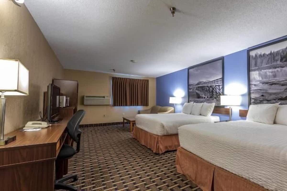 Desk, free cots/infant beds, free WiFi, bed sheets