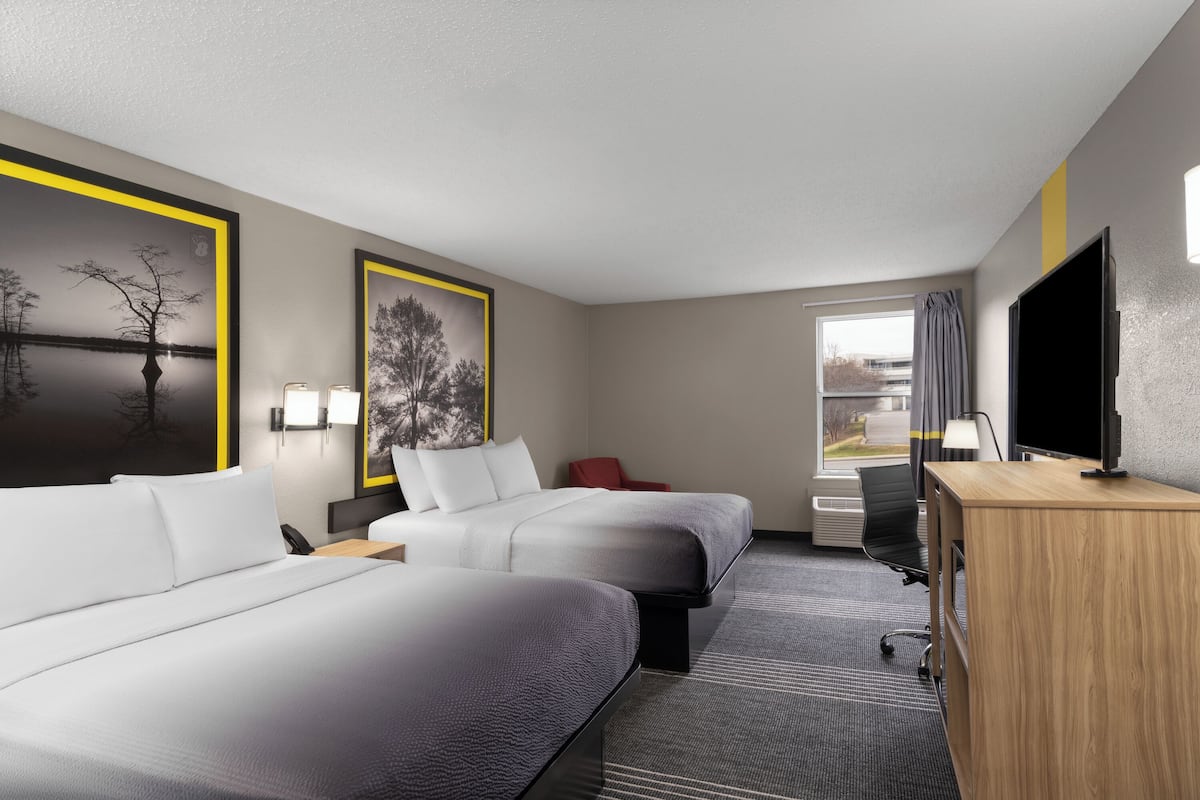 Room, 2 Queen Beds, Non Smoking | Blackout drapes, soundproofing, iron/ironing board, WiFi