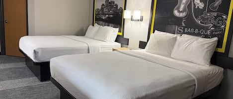 Room, 2 Queen Beds, Non Smoking | Blackout drapes, soundproofing, iron/ironing board, WiFi