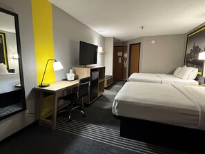 Room, 2 Queen Beds, Non Smoking | Blackout drapes, soundproofing, iron/ironing board, WiFi