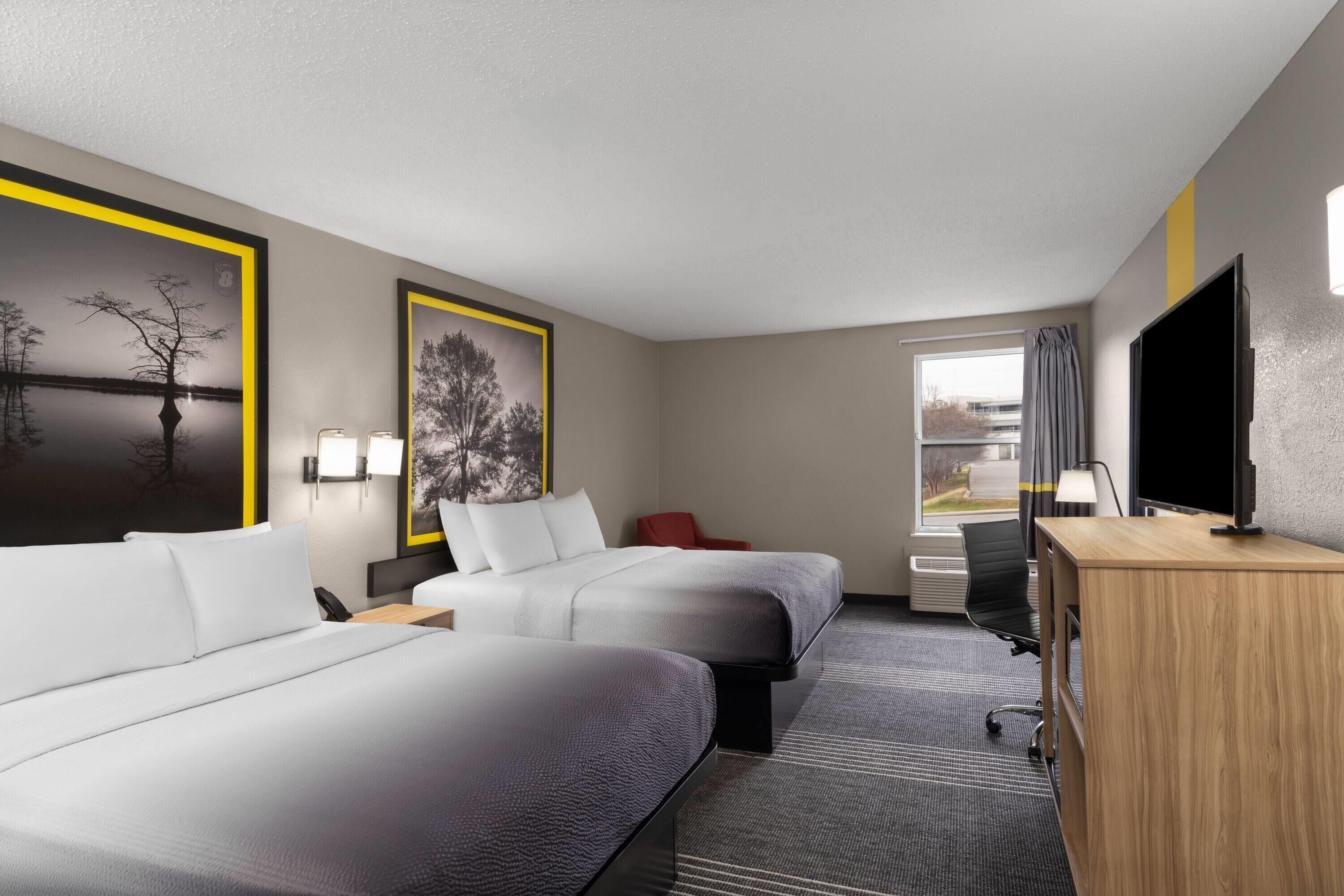 Room, 2 Queen Beds, Non Smoking | Blackout drapes, soundproofing, iron/ironing board, WiFi