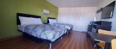 Free WiFi, bed sheets, alarm clocks