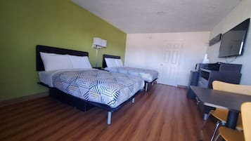 Free WiFi, bed sheets, alarm clocks