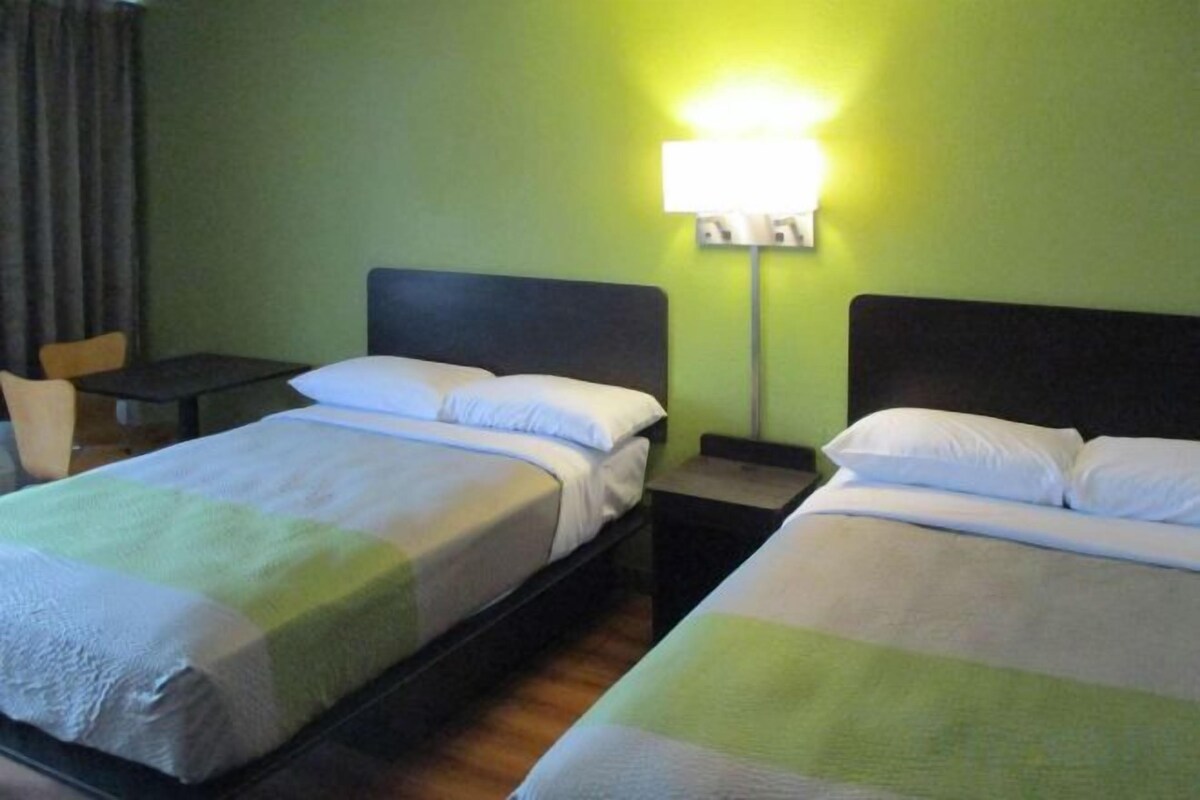 WiFi (free), alarm clocks, bed sheets
