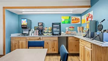 Kontinental frokost er inkludert hver dag