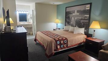 デスク、WiFi (無料)、ベッドシーツ