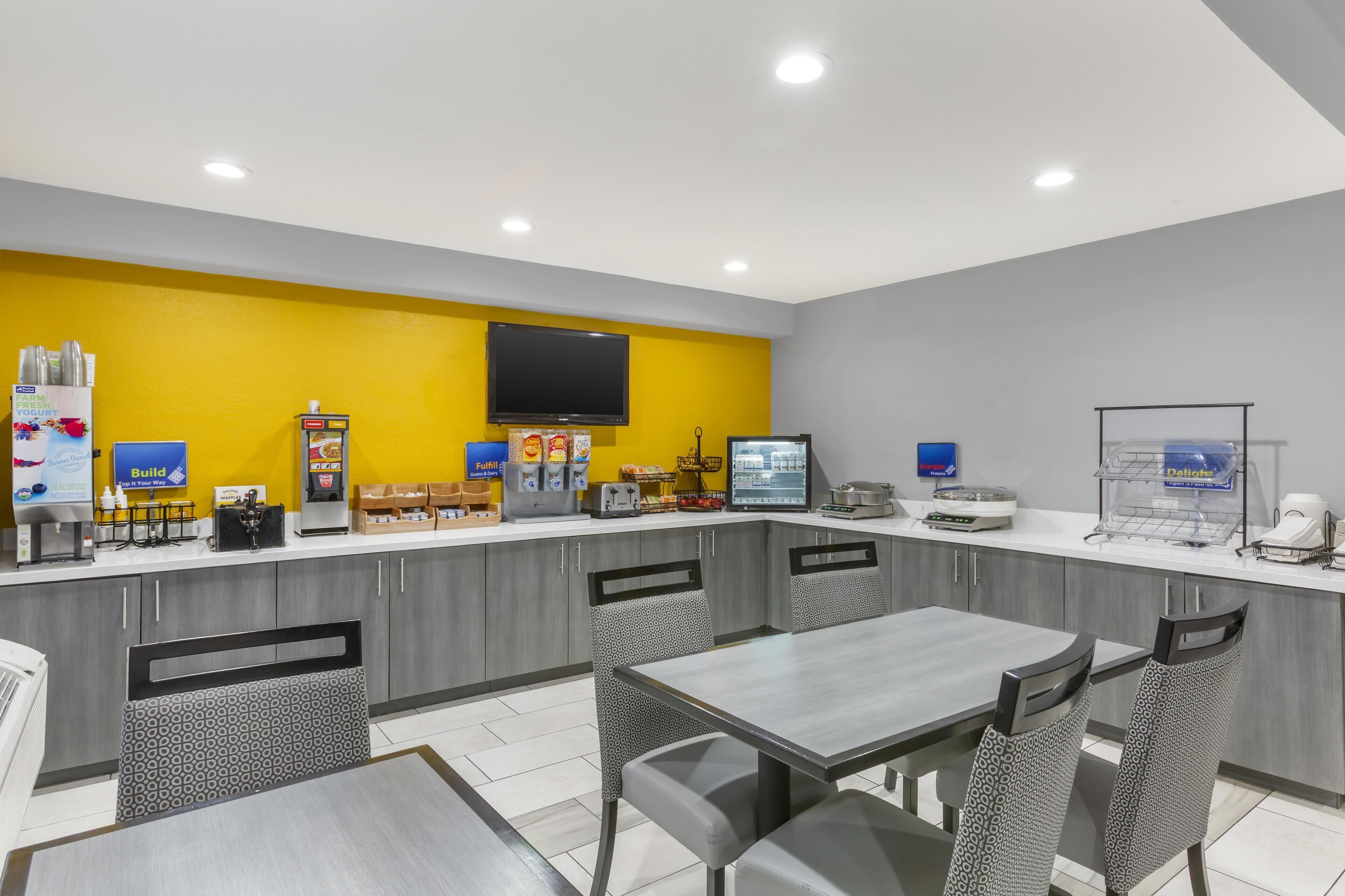 Gratis frukostbuffé varje dag 