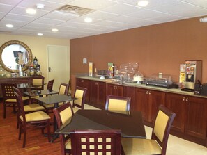 Free buffet breakfast