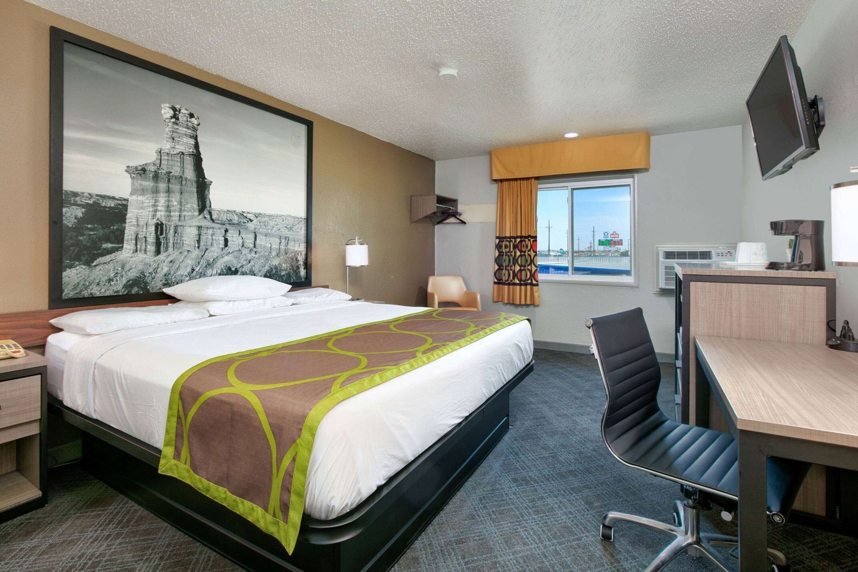 In-room safe, desk, laptop workspace, blackout drapes