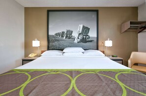 In-room safe, desk, laptop workspace, blackout drapes