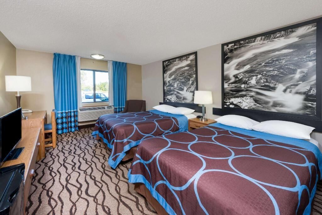 In-room safe, desk, iron/ironing board, free cribs/infant beds