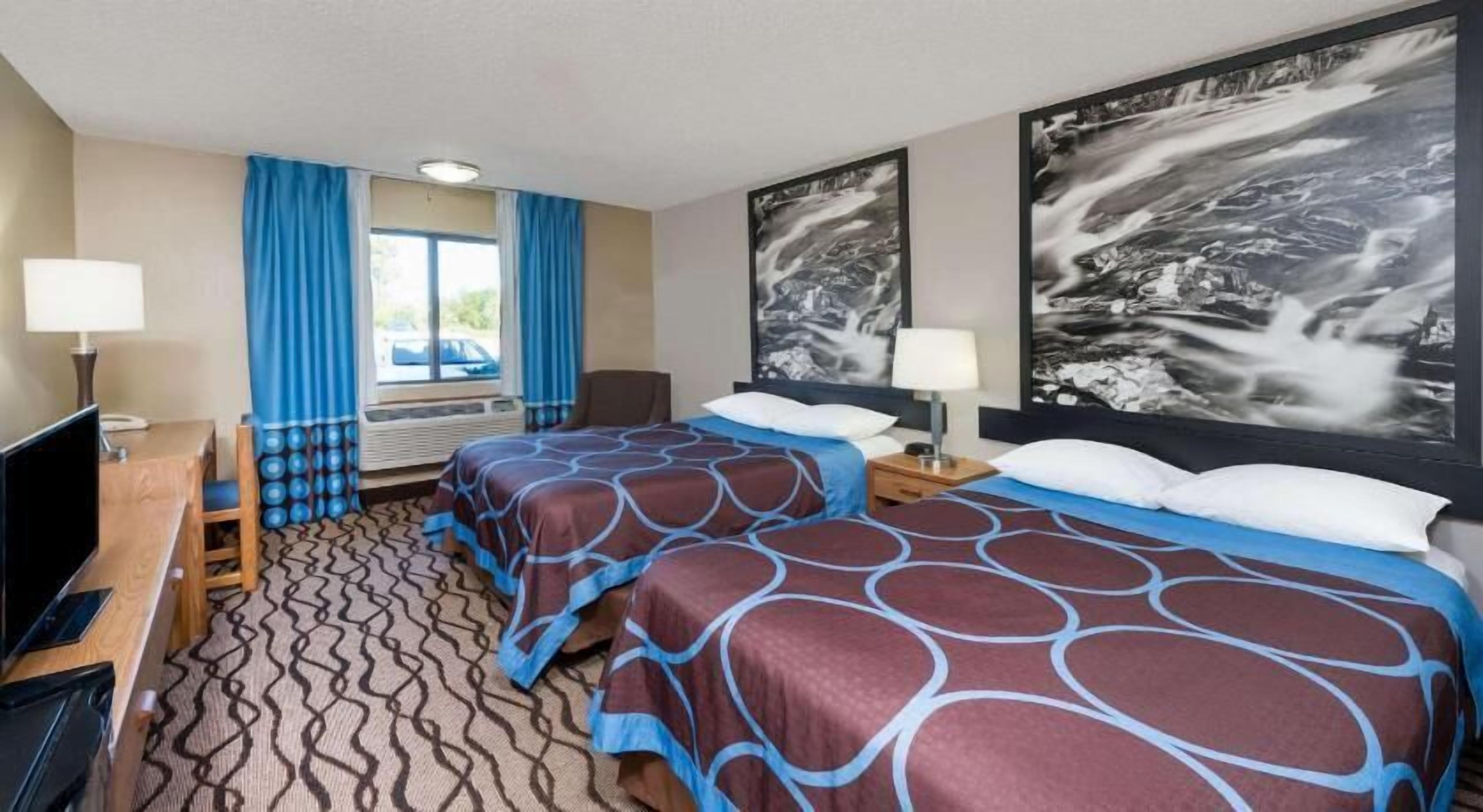 In-room safe, desk, iron/ironing board, free cribs/infant beds