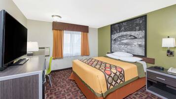 Blackout drapes, free cribs/infant beds, free WiFi, bed sheets