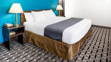 Premium bedding, pillow-top beds, in-room safe, desk