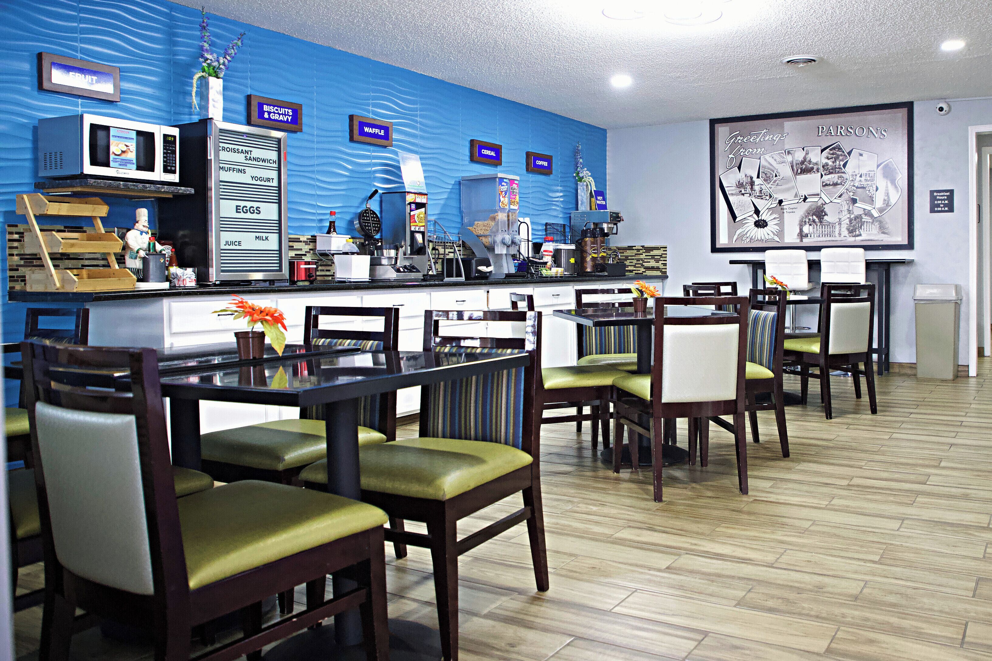 Ilmainen päivittäinen mannermainen aamiainen 